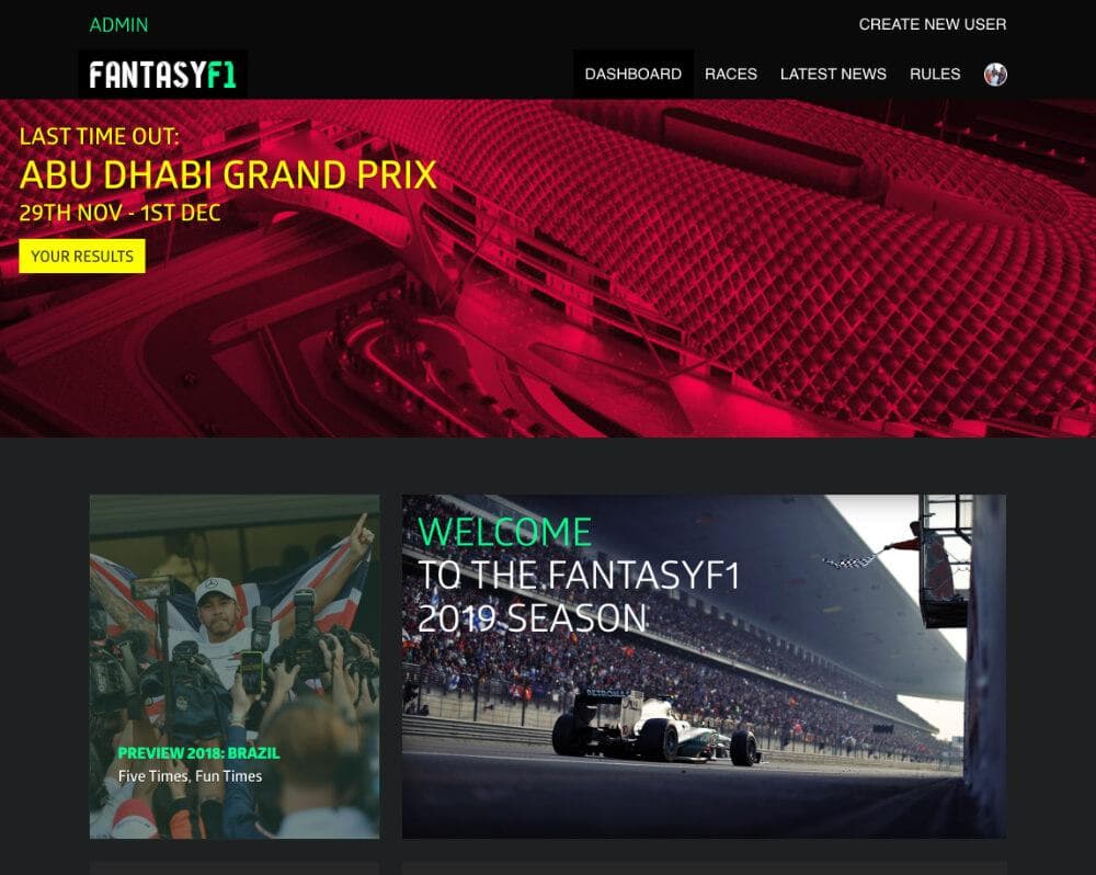 Fantasy Formula 1